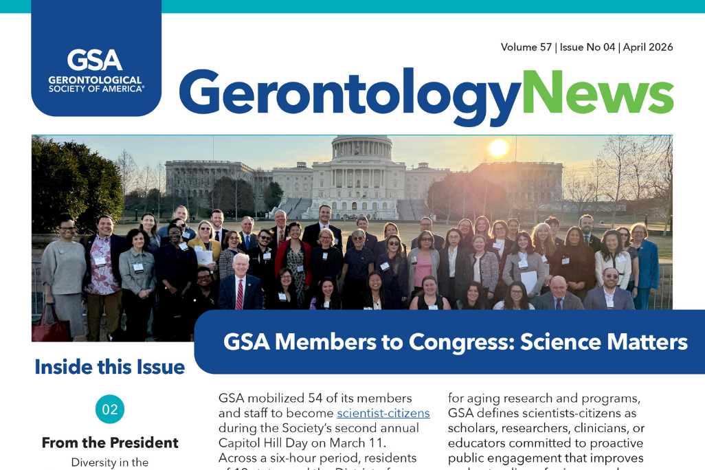 Gerontology News April 2026
